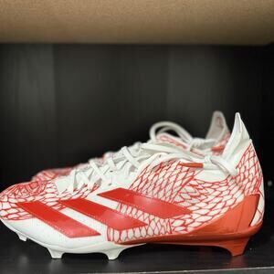 Adidas Adizero Electric Orange/White Football Cleats IH8570 Size 13